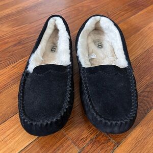 UGG women’s Black Suede Loafers